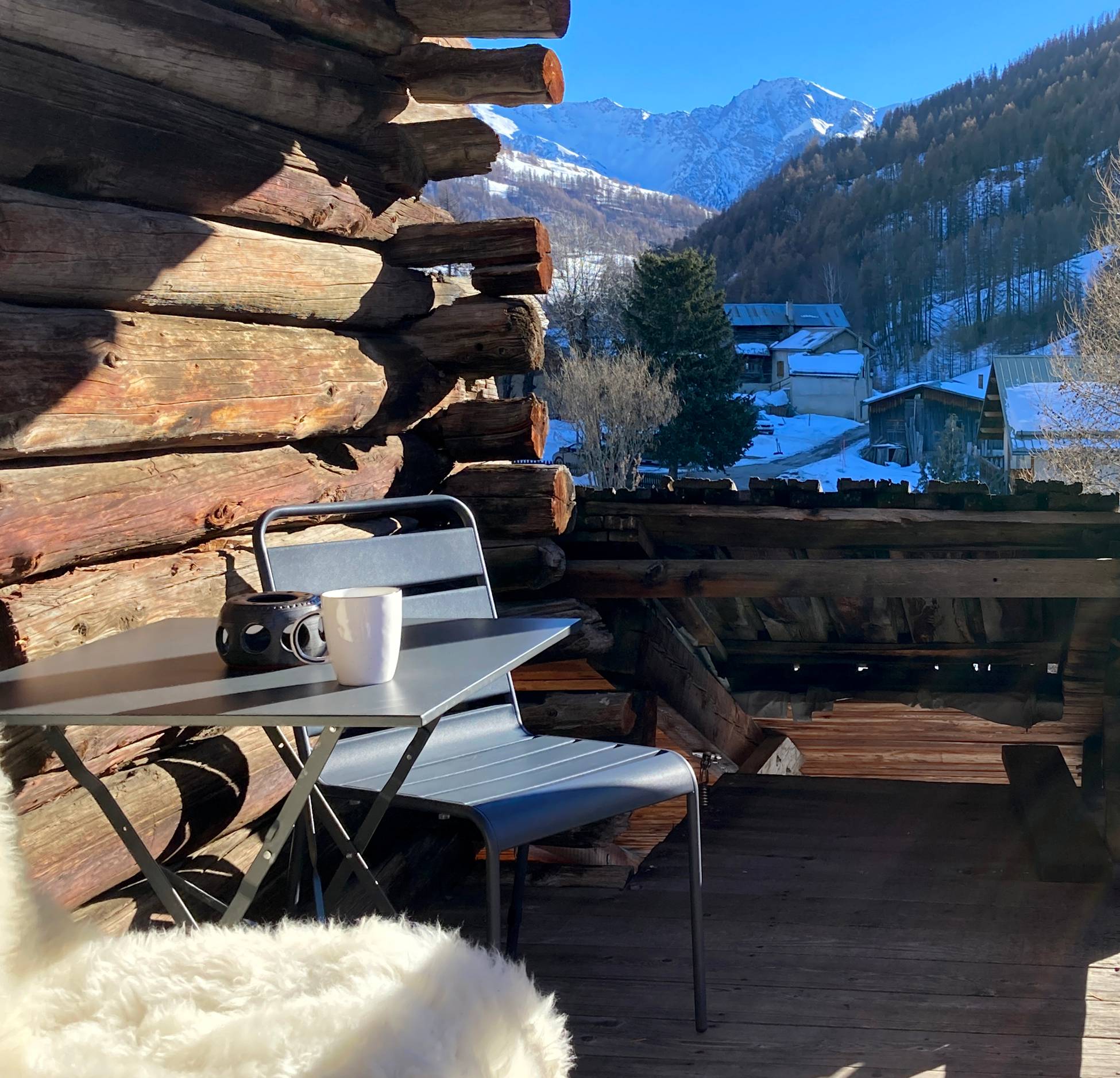 terrasse chalet vue montagne terrasse chalet vue montagne
