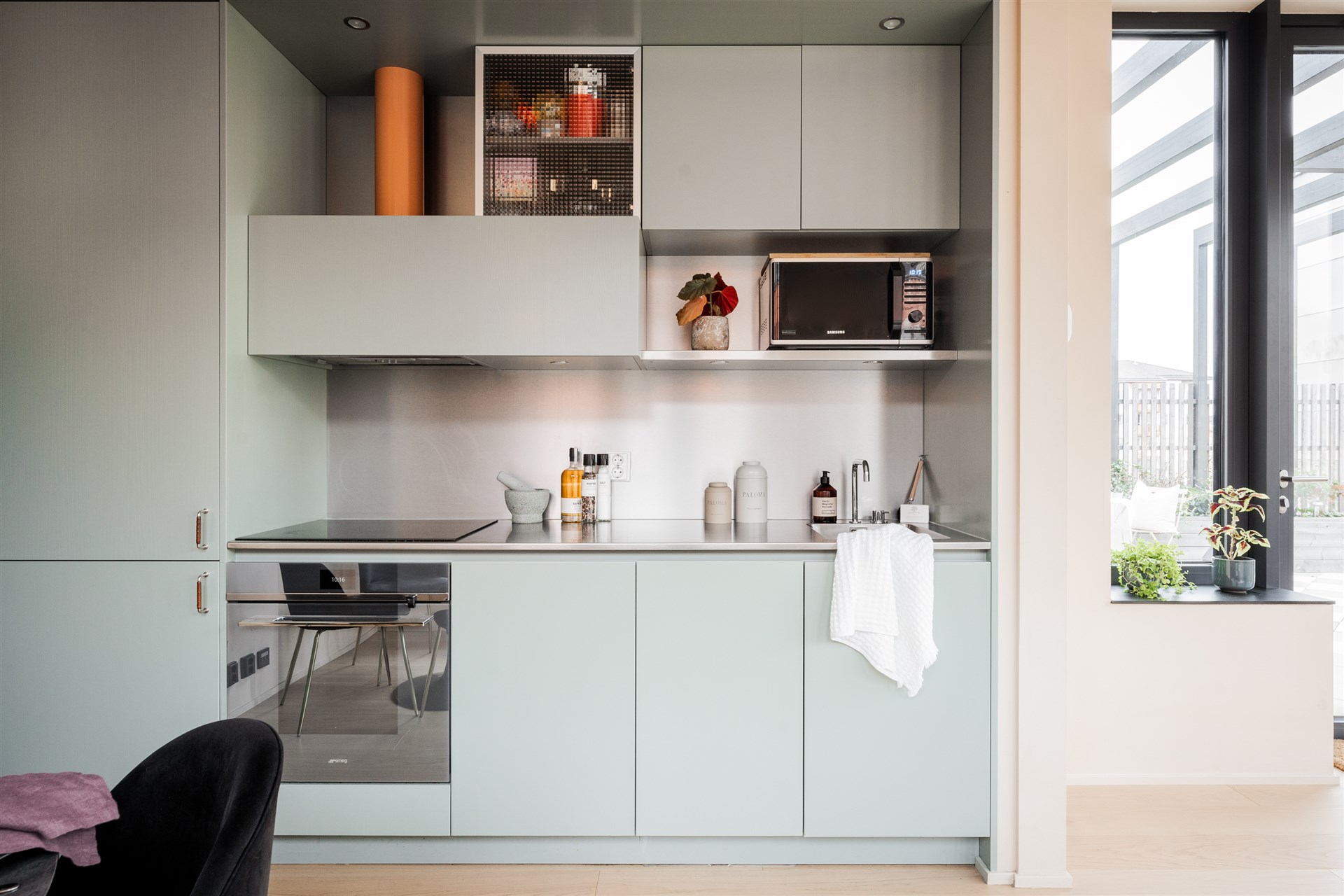 cuisine petite maison sur le toit