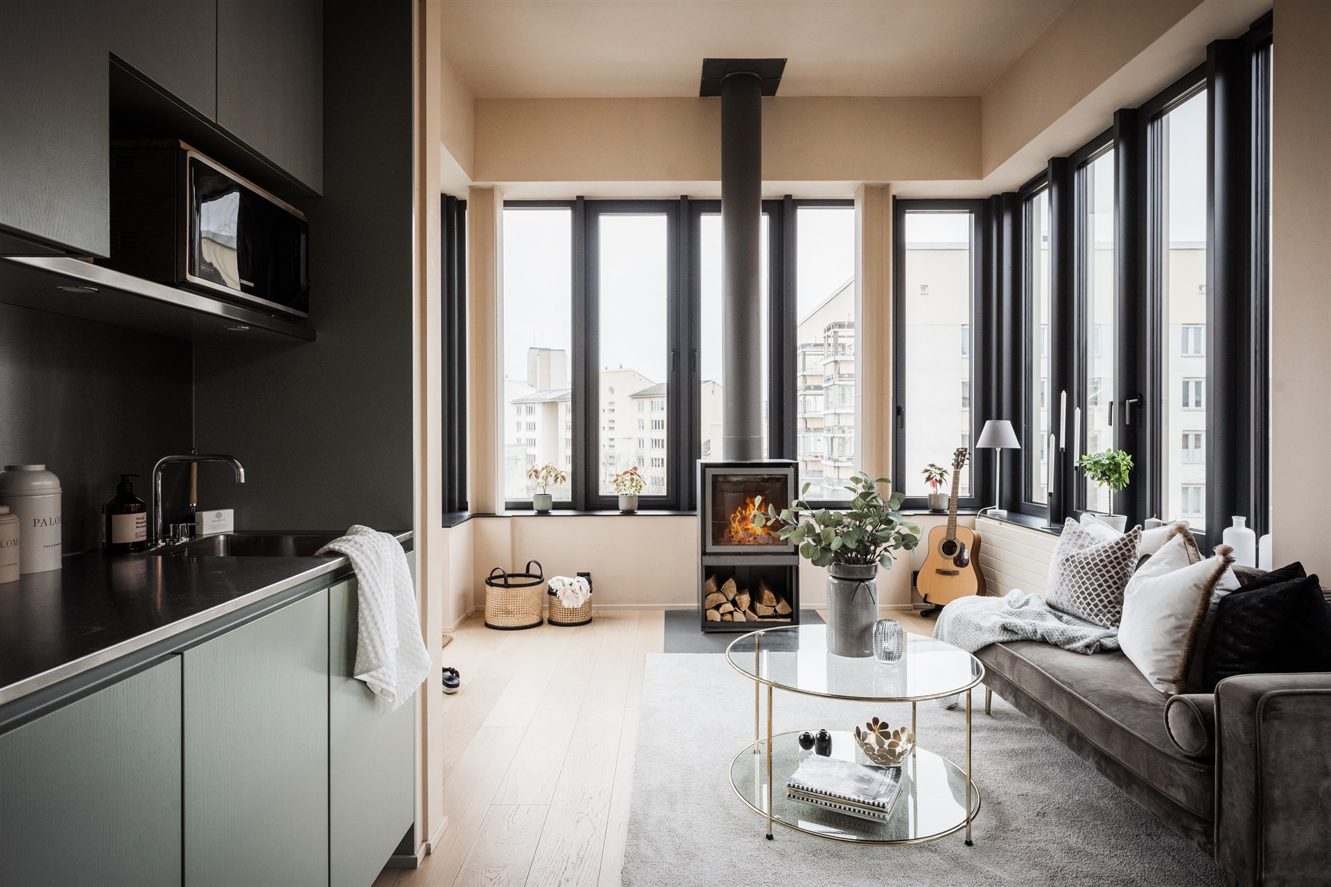 salon petite maison sur le toit