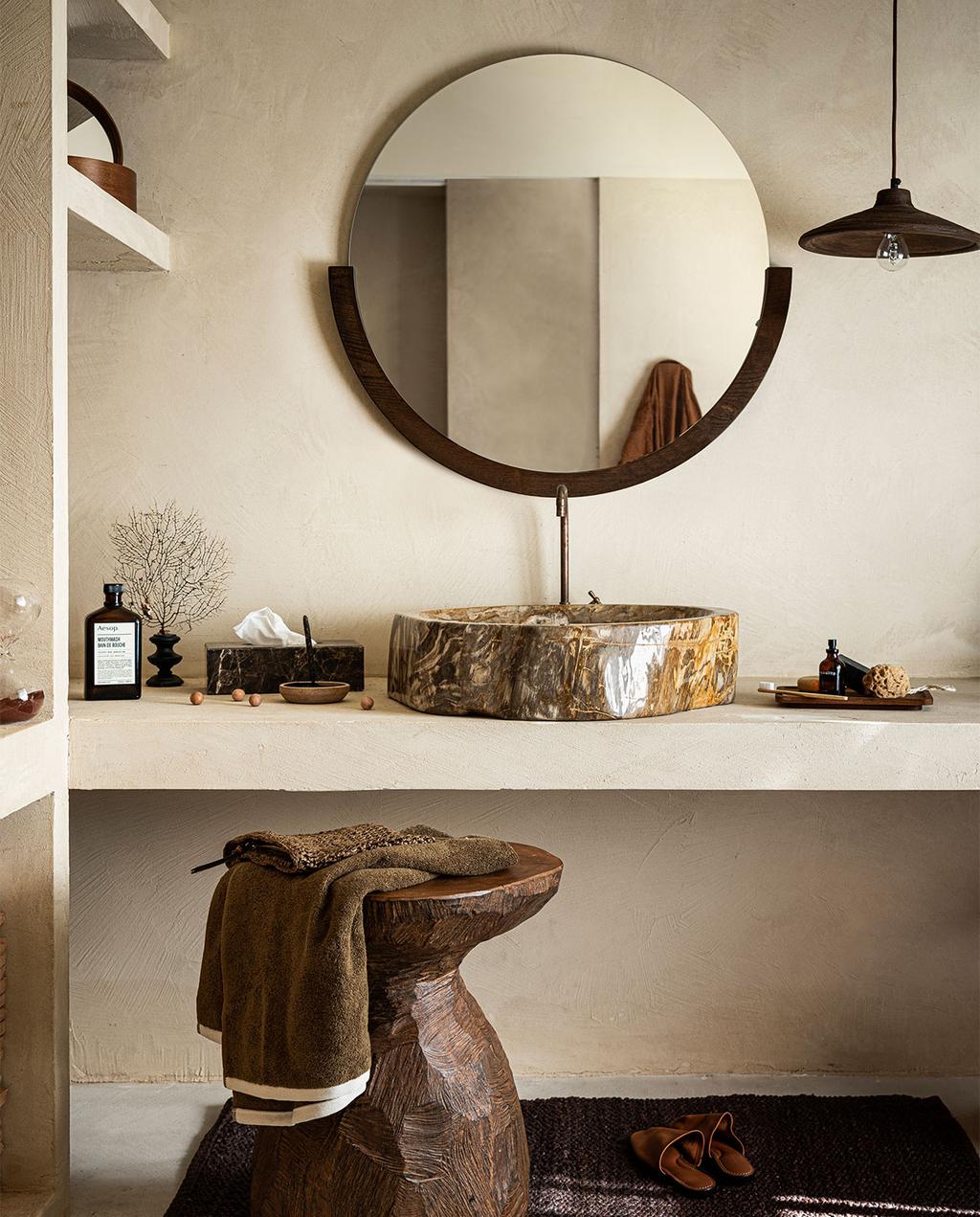 salle de bain décoration naturelle