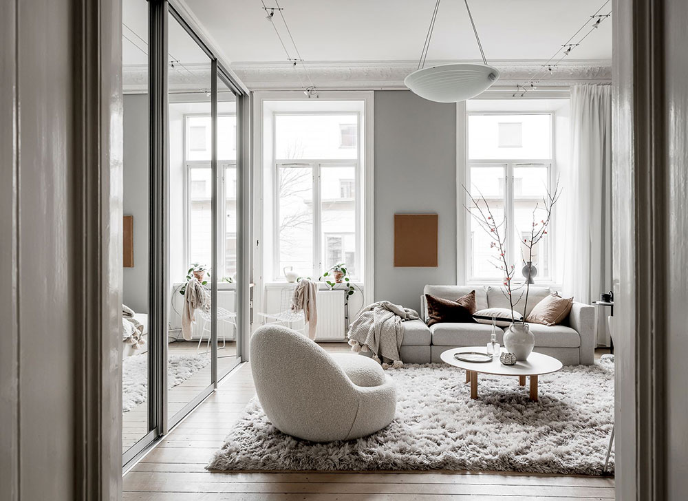 salon avec miroir décoration scandinave salon avec miroir décoration scandinave