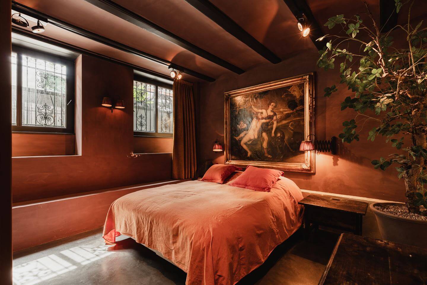 chambre avec plafond voûté maison rénovée chambre avec plafond voûté maison rénovée