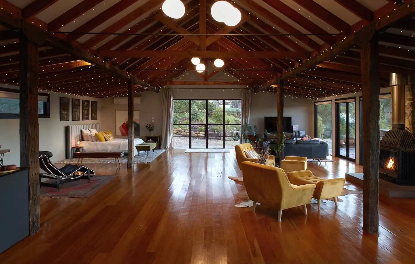 salon maison en bois rénovée Australie salon maison en bois rénovée Australie