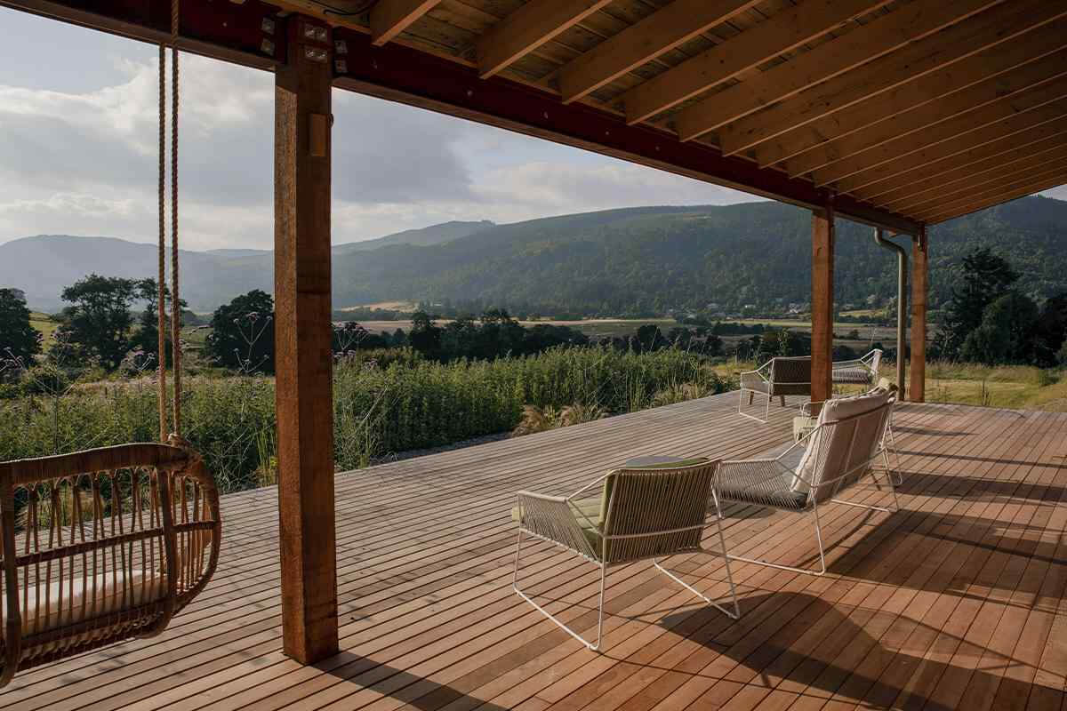 terrasse maison en bois