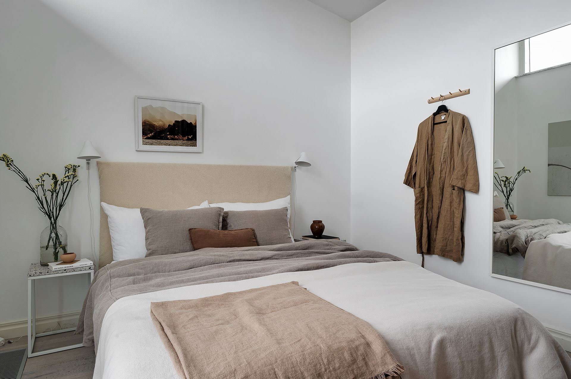 chambre décoration scandinave