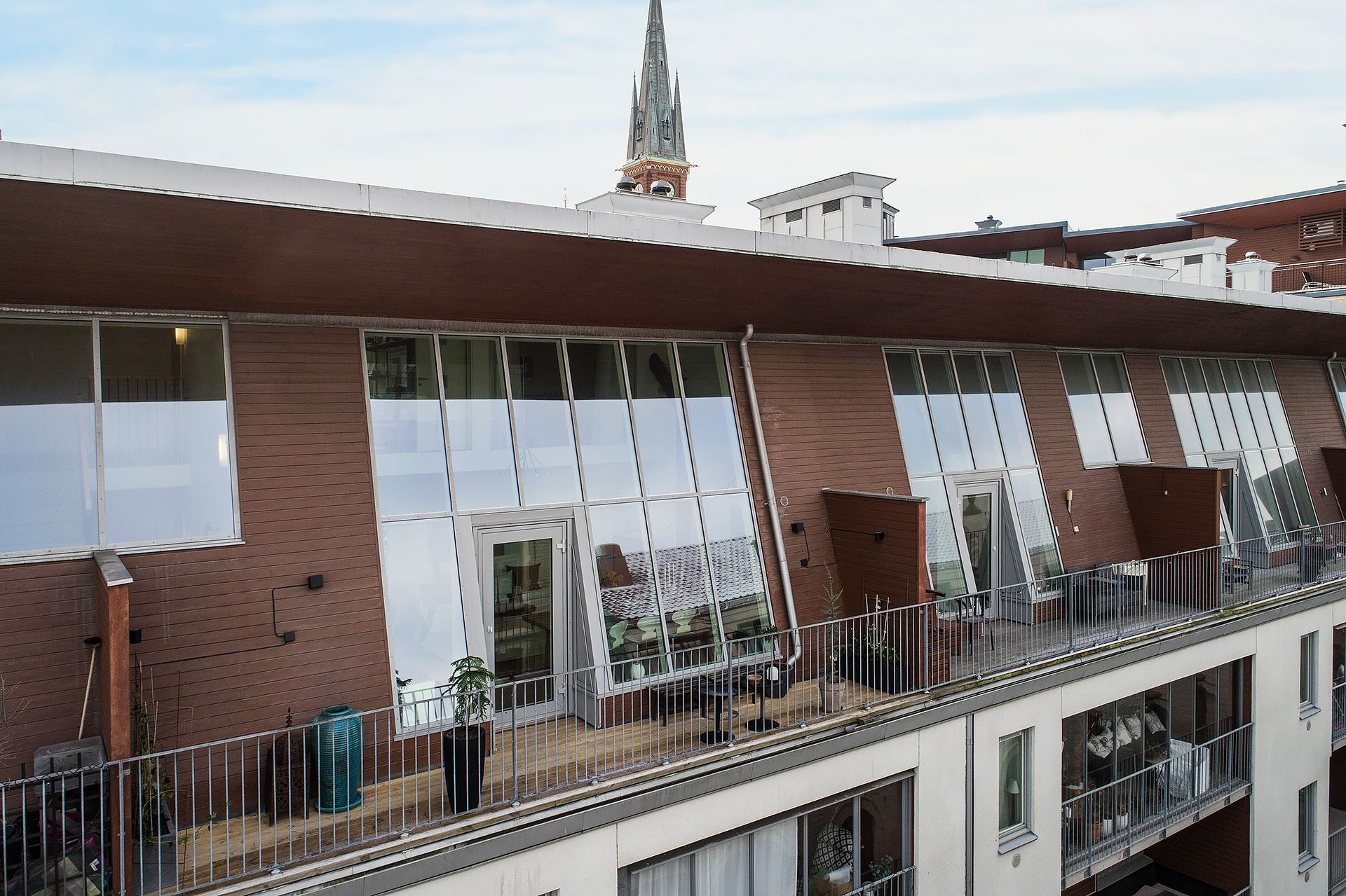 terrasse appartement en duplex