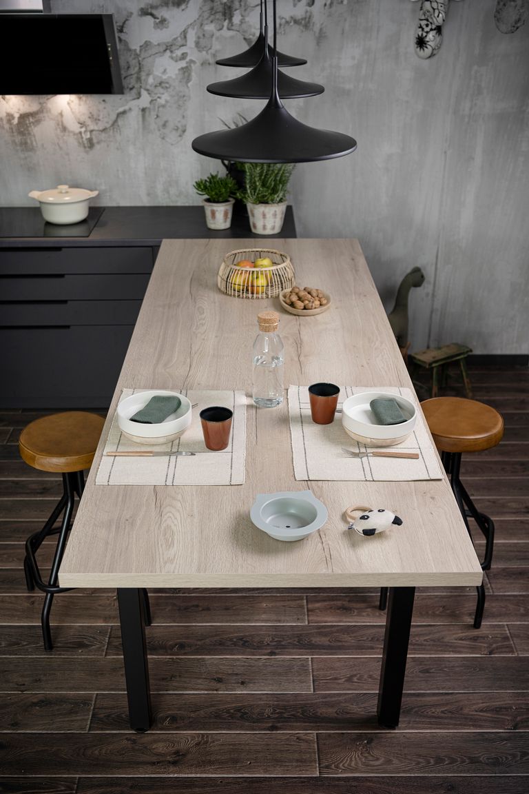 îlot table cuisine équipée