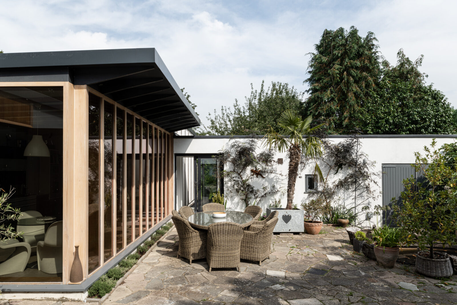 façade maison avec extension contemporaine façade maison avec extension contemporaine