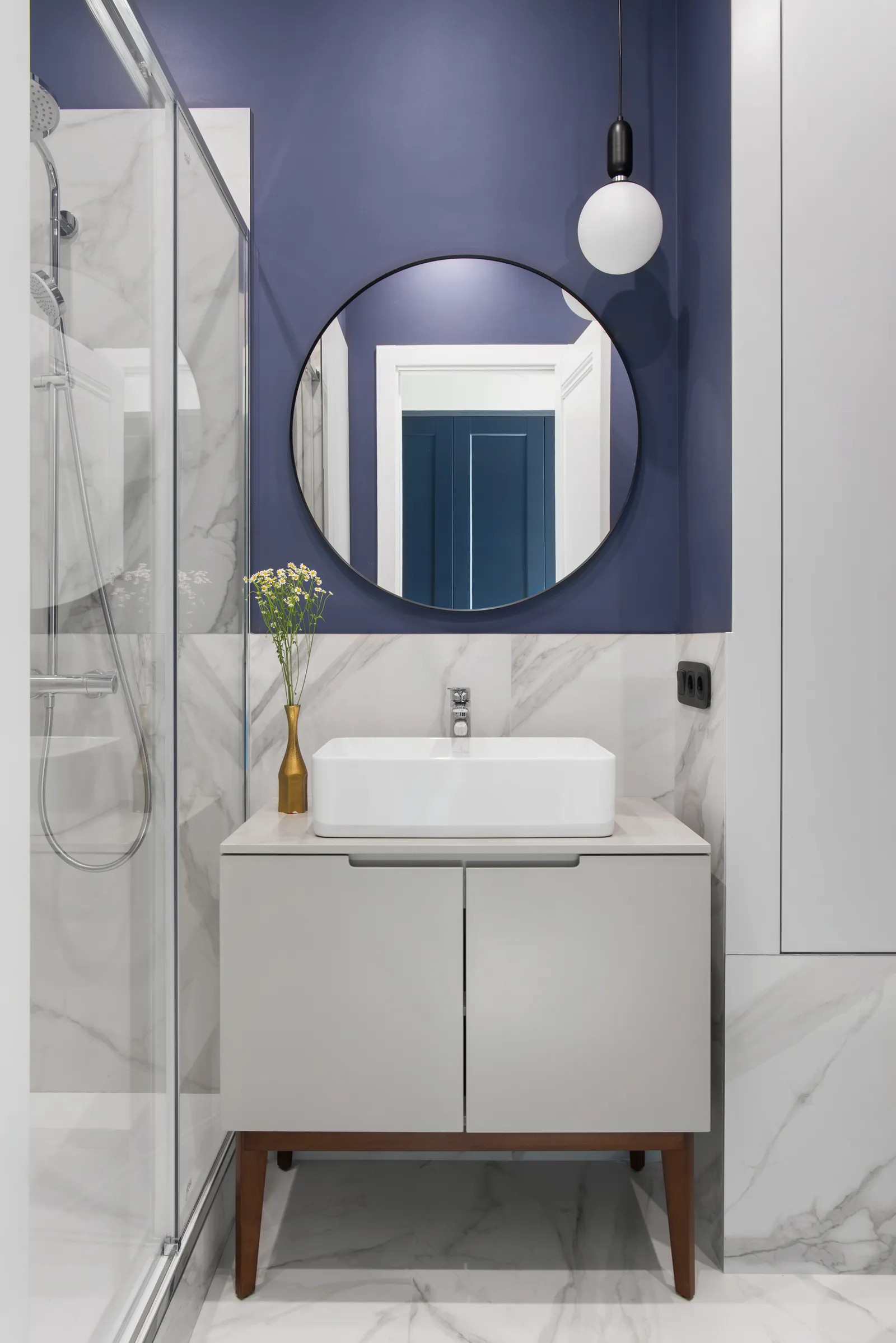 salle de bain violette salle de bain violette
