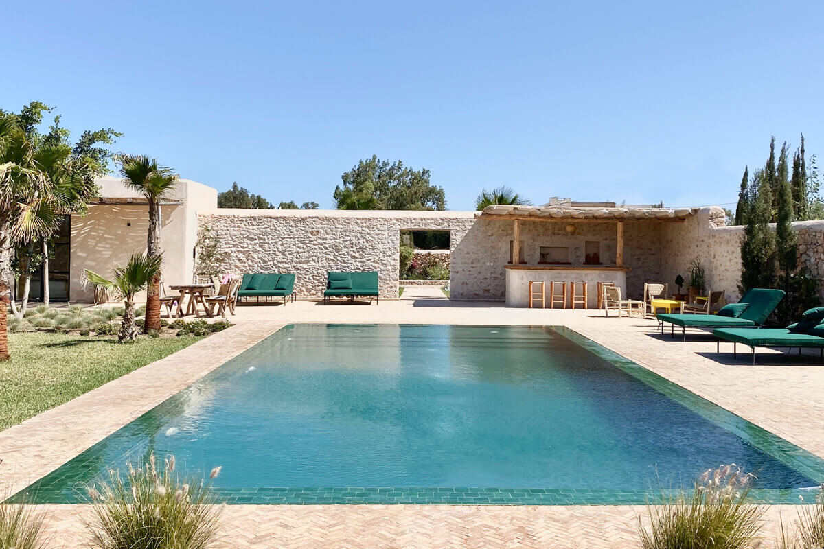 jardin avec piscine zelliges vertes jardin avec piscine zelliges vertes