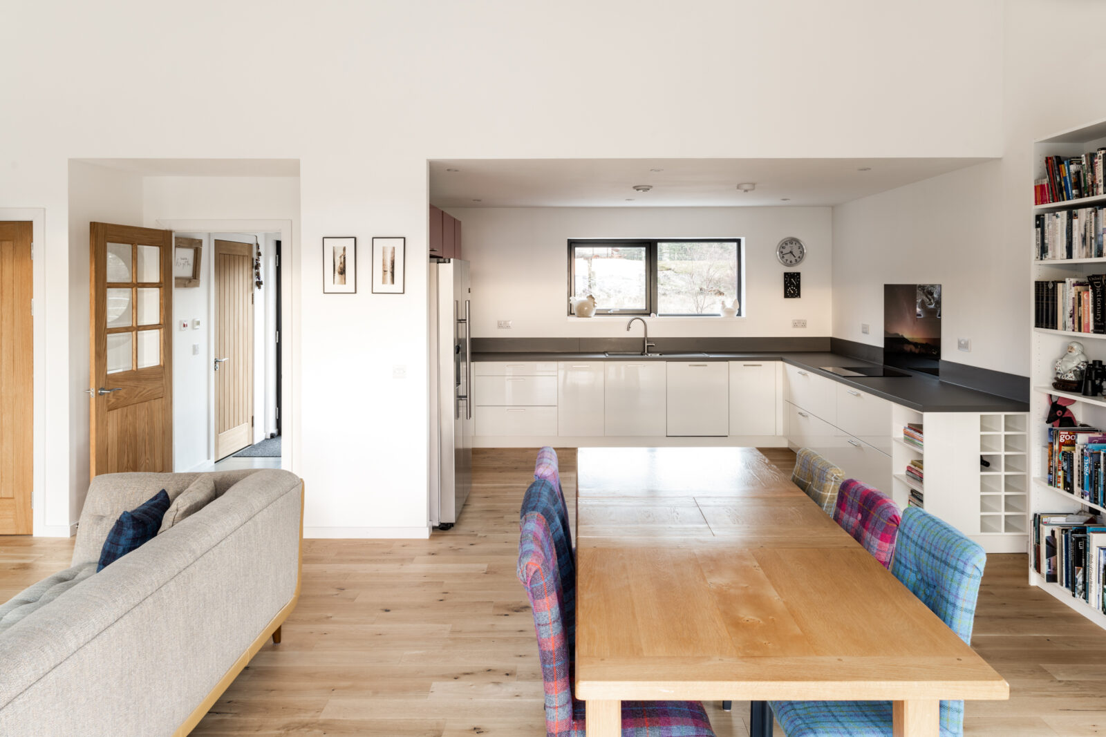 cuisine en U maison en bois