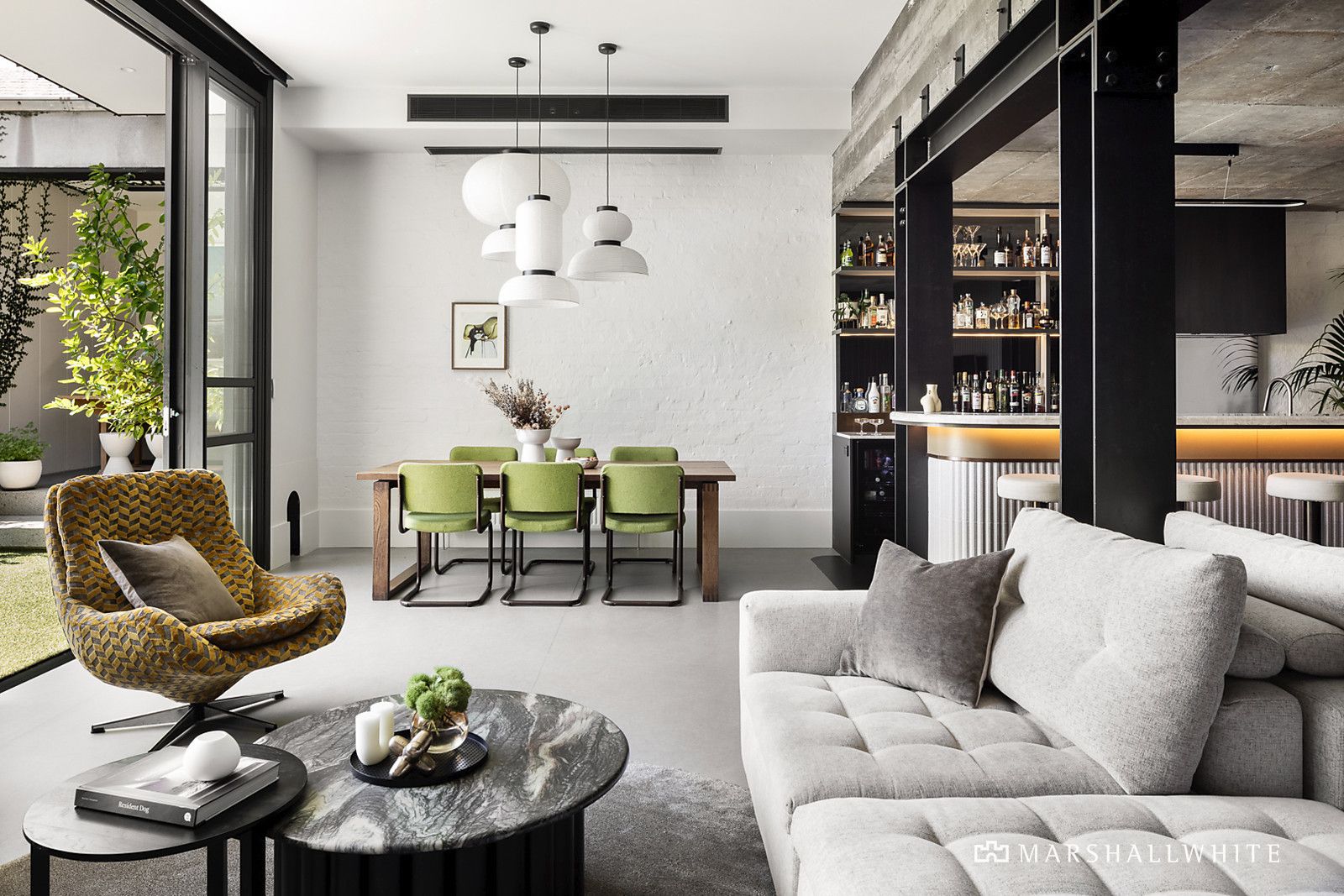 salon décoration contemporaine