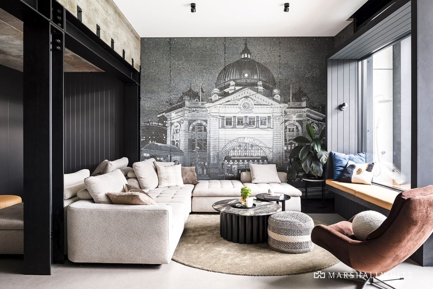salon décoration contemporaine