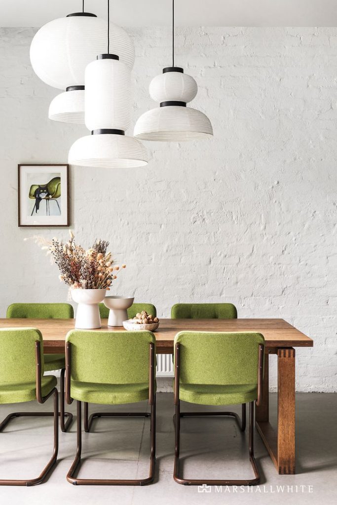 salle à manger lampes Formakami décoration contemporaine