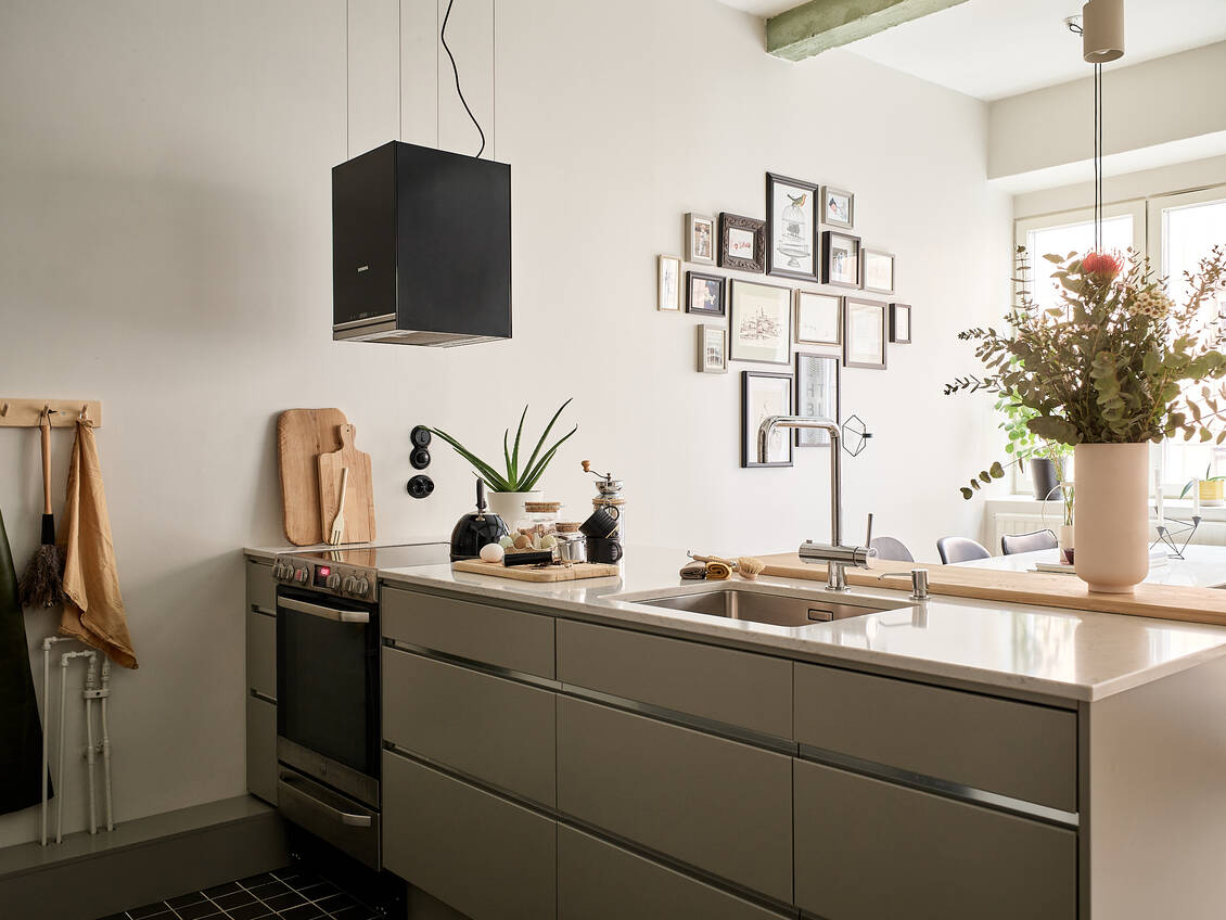 cuisine design grise mini loft cuisine design grise mini loft