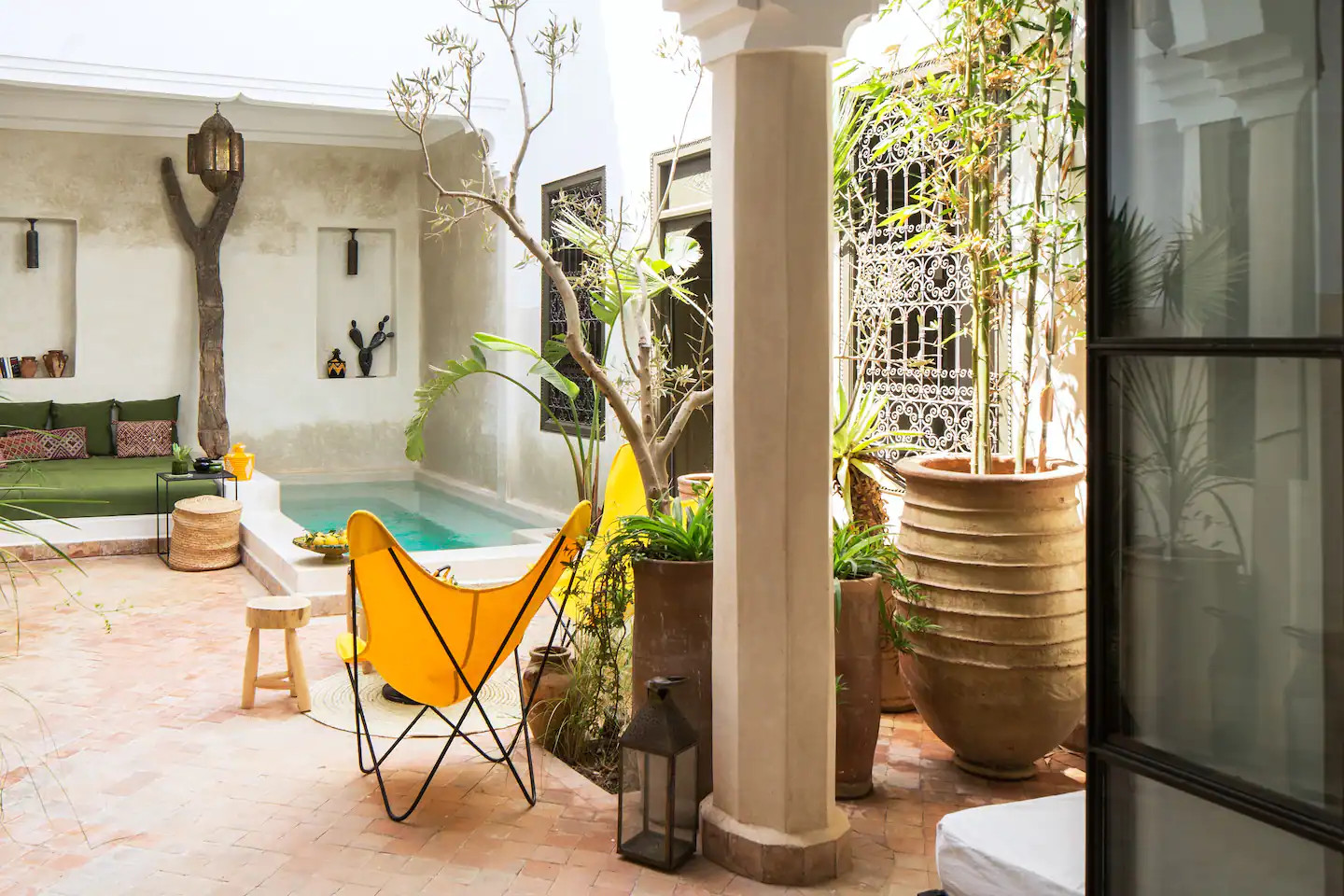 patio avec piscine maison Maroc patio avec piscine maison Maroc