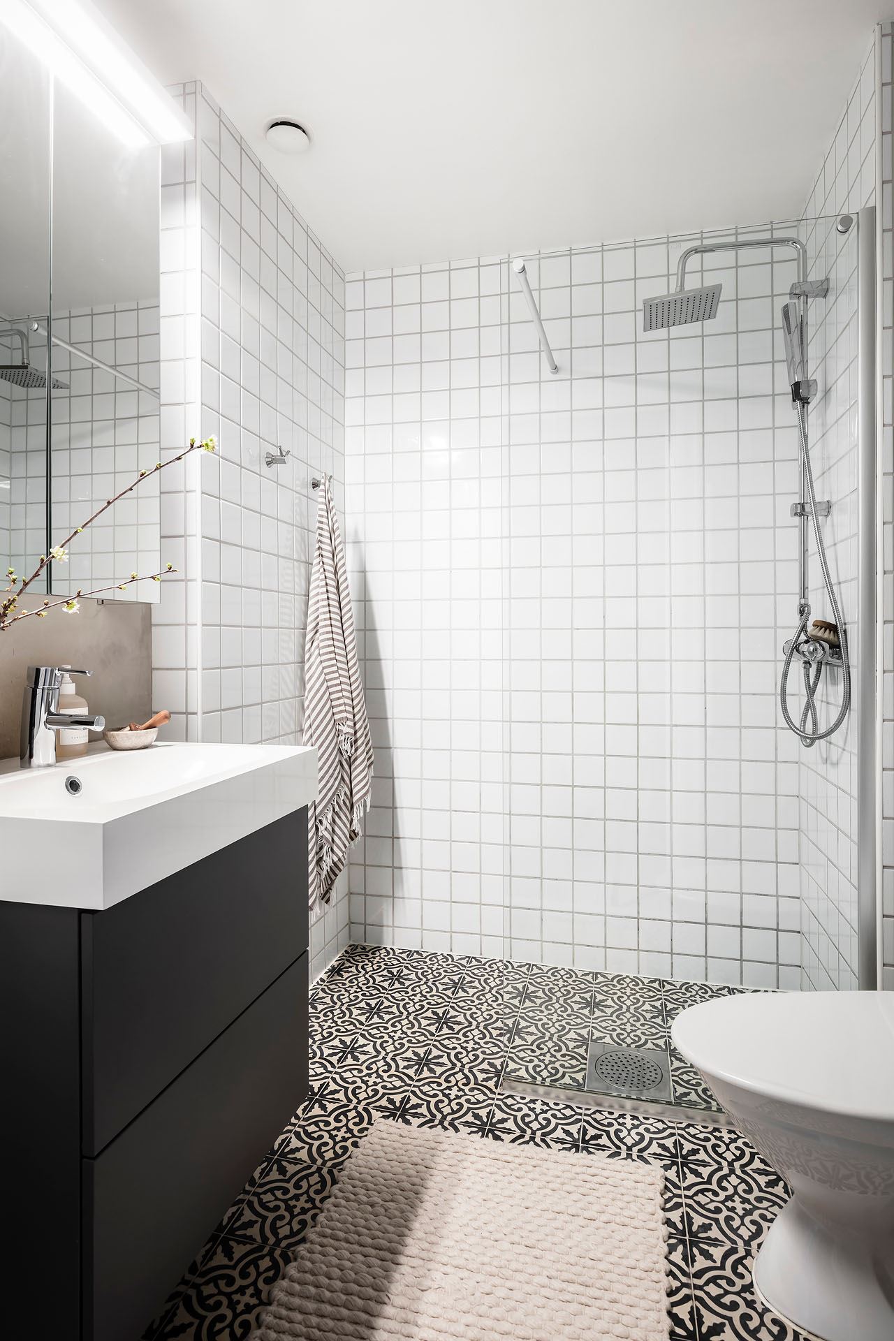 salle de bain décoration Japandi