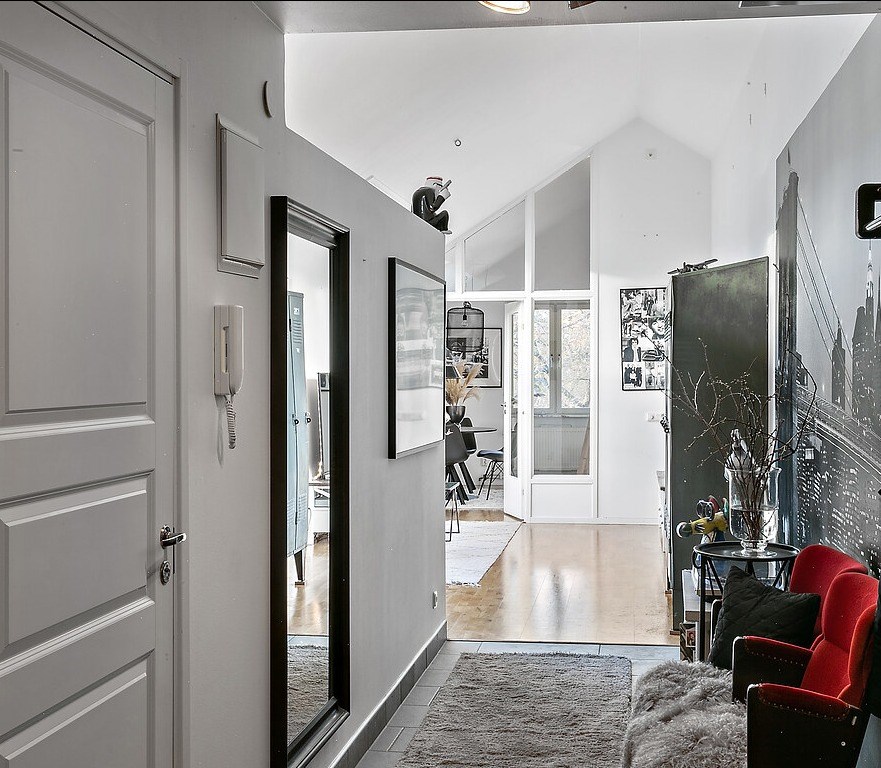 couloir décoration design grise couloir décoration design grise
