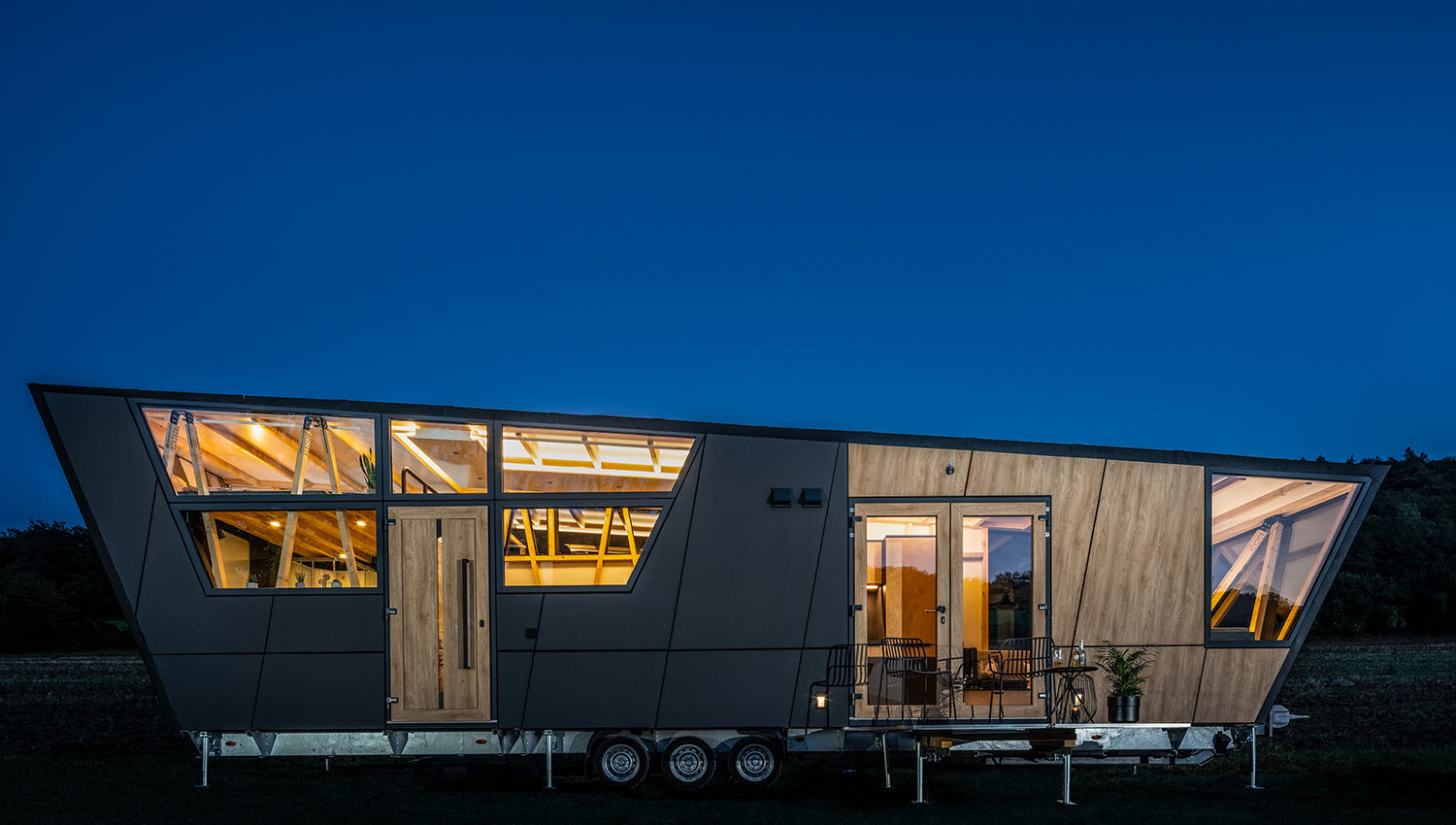 façade tiny house Continental façade tiny house Continental