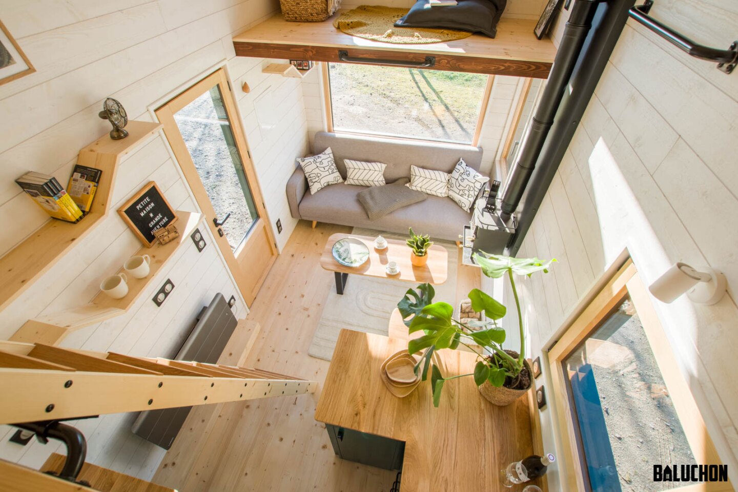salon tiny house Baluchon