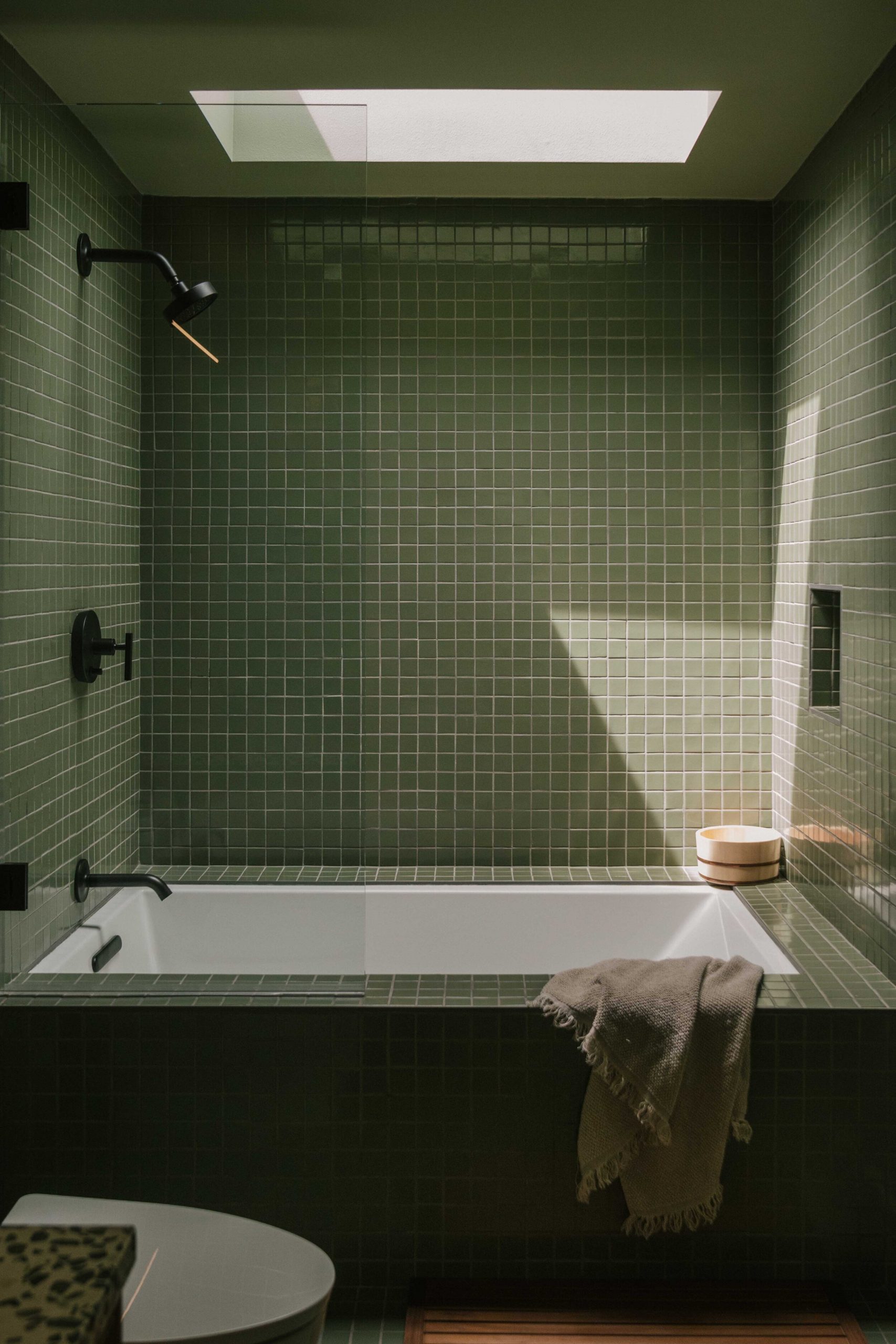 salle de bain carrelage vert salle de bain carrelage vert