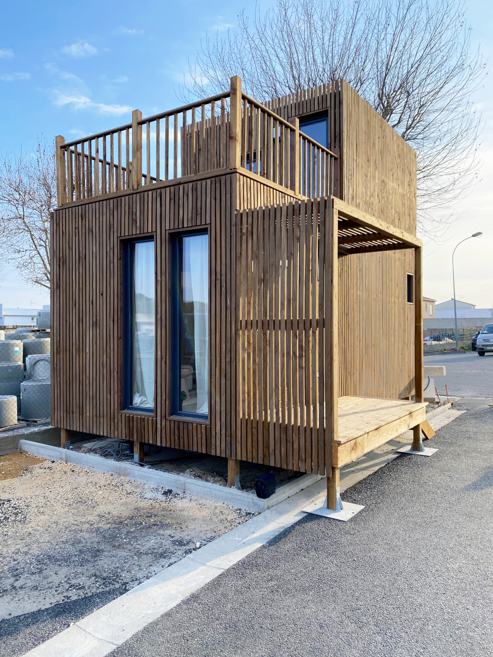 façade mini maison Greenkub 30m2