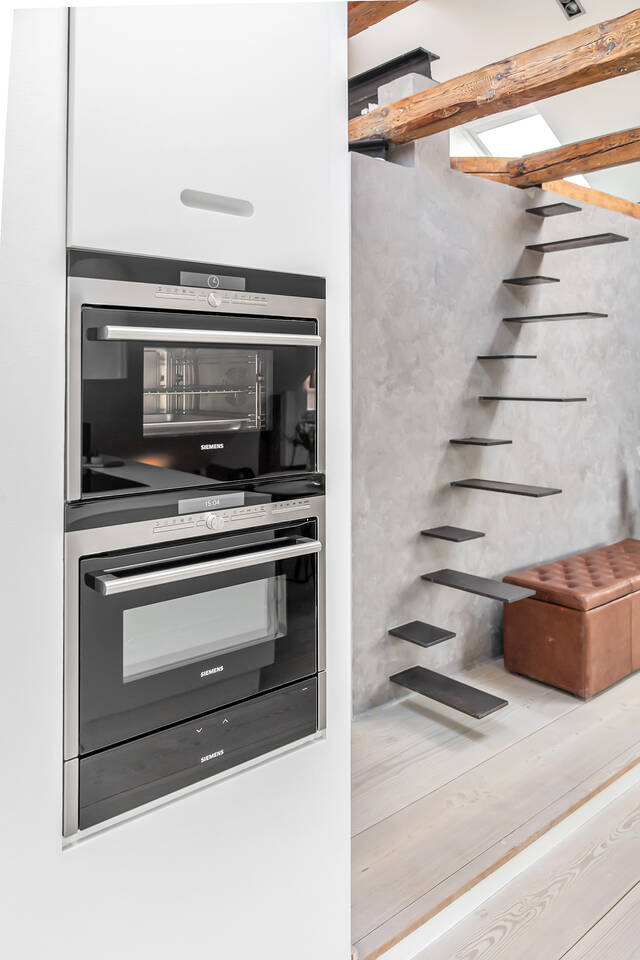 cuisine design avec poutres