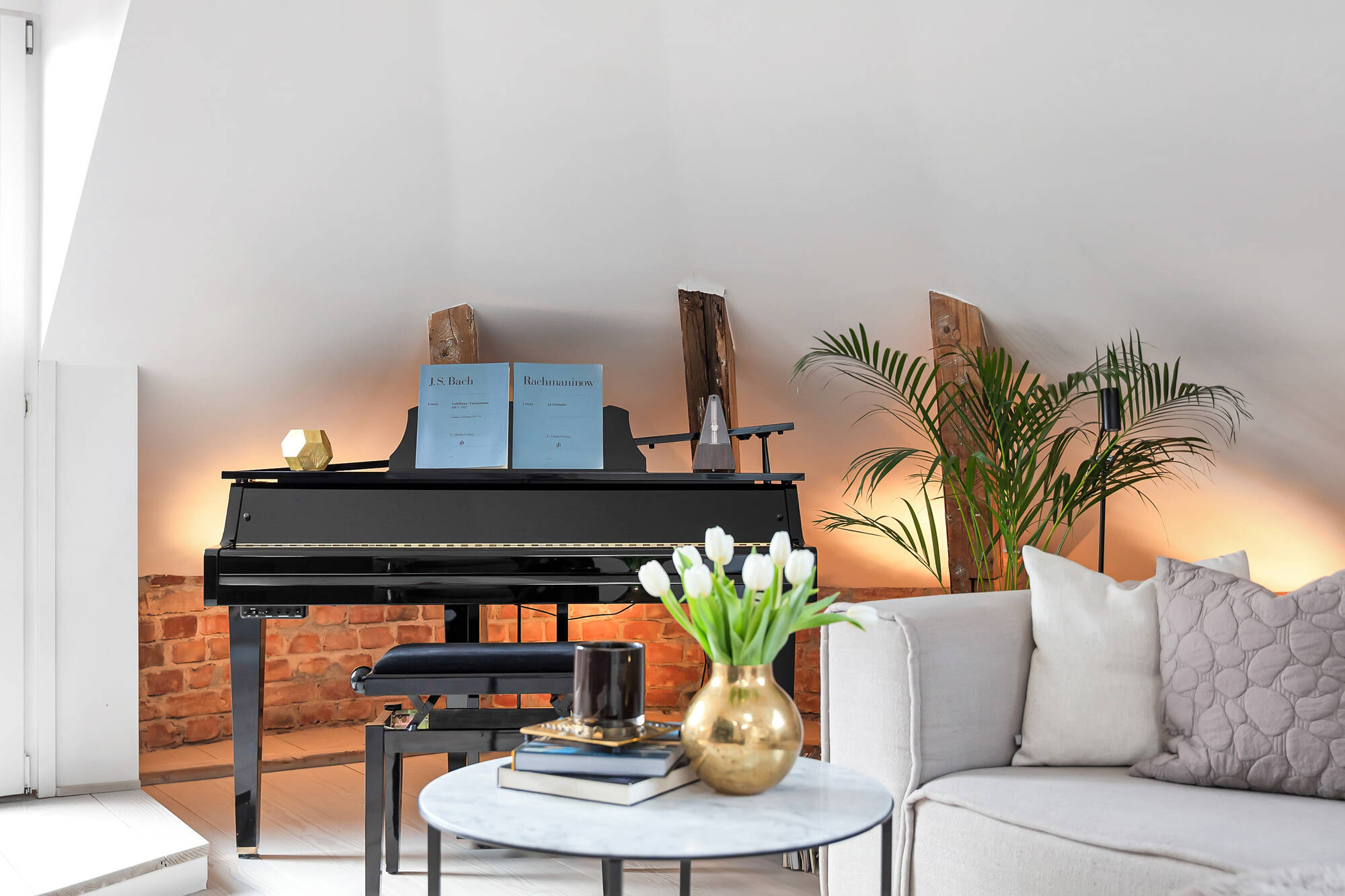 salon avec piano