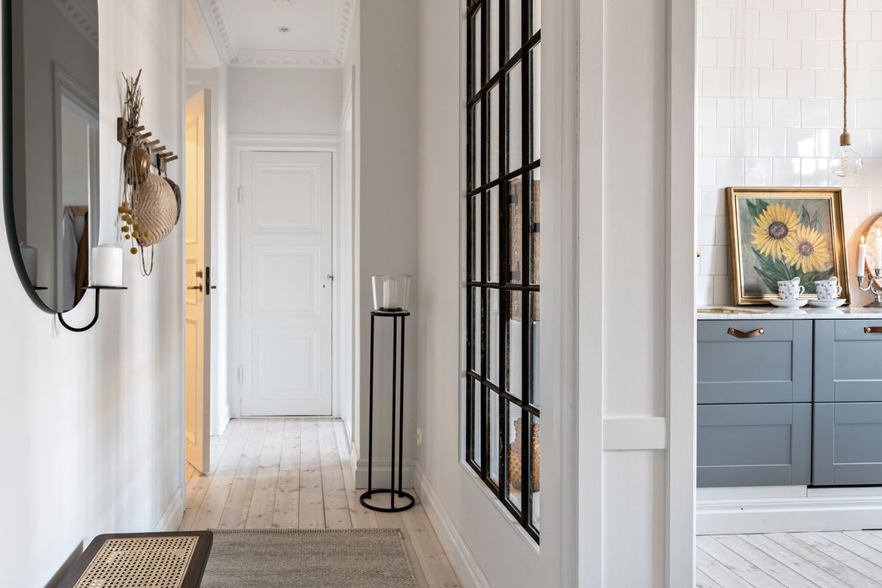 couloir avec parquet