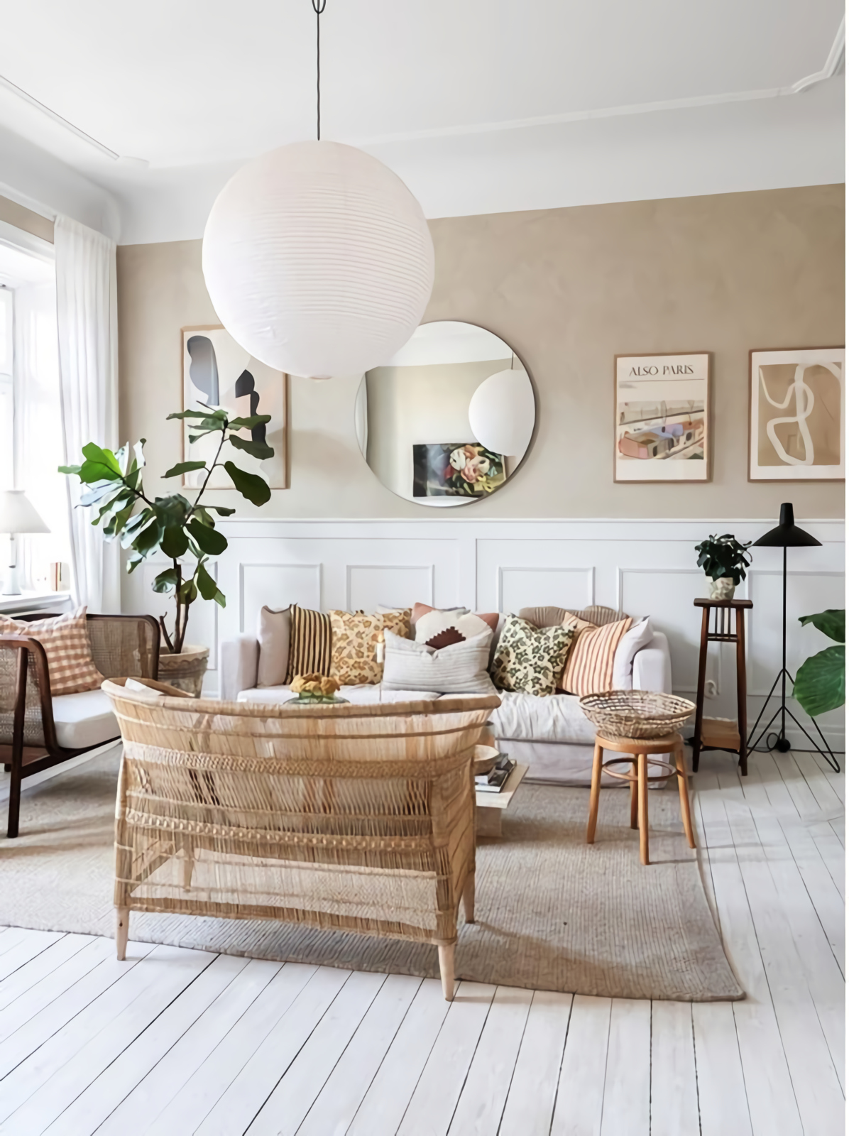 salon décoration scandinave