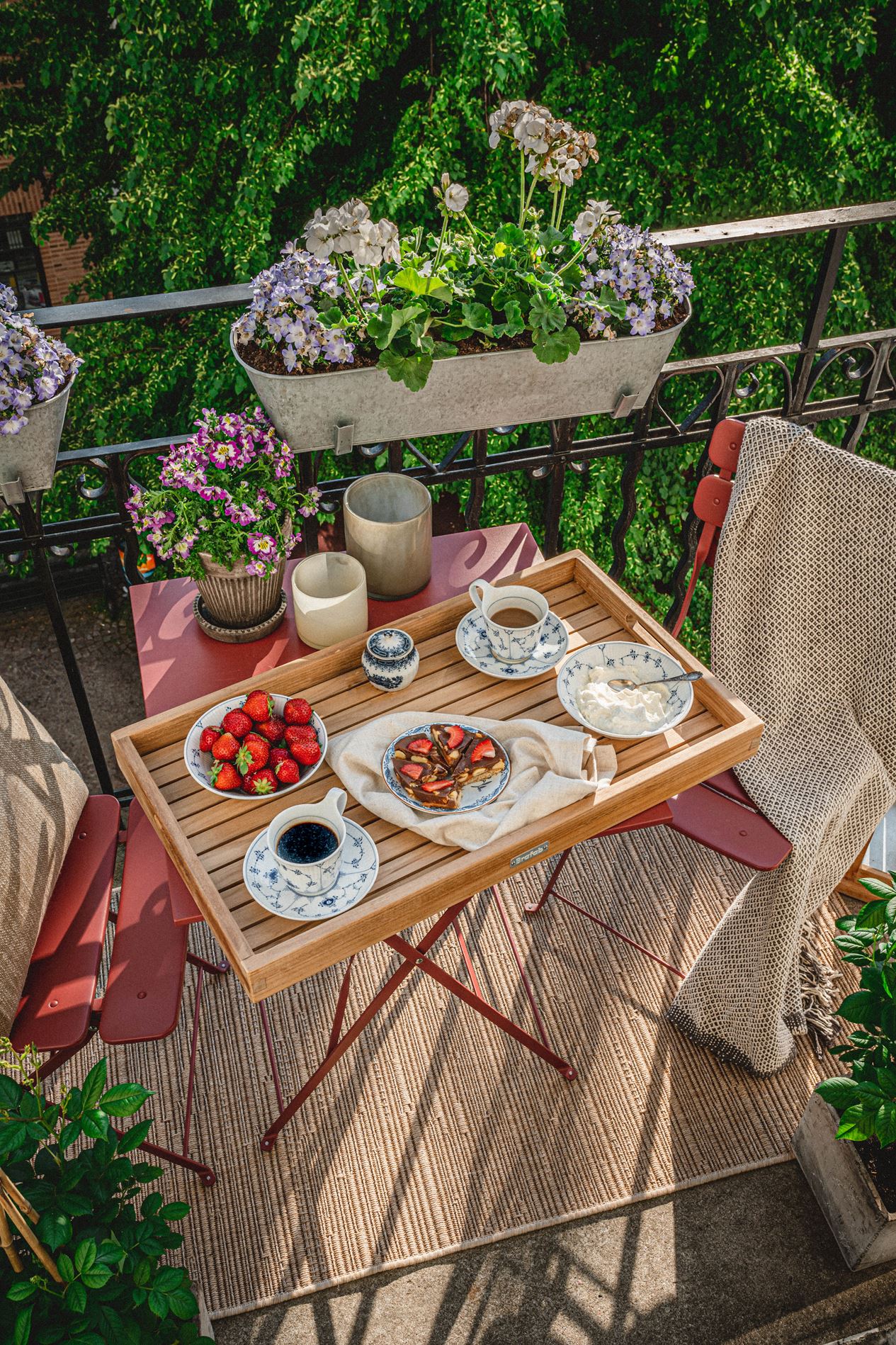 petit balcon sur cour