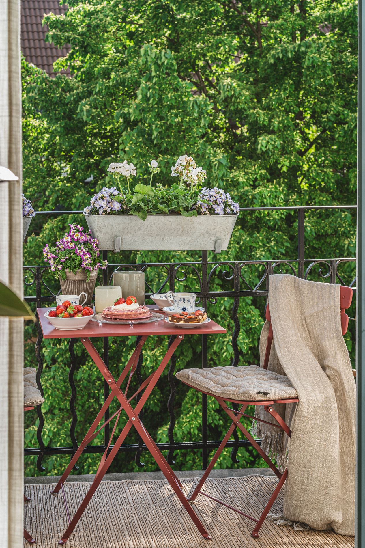 petit balcon sur cour
