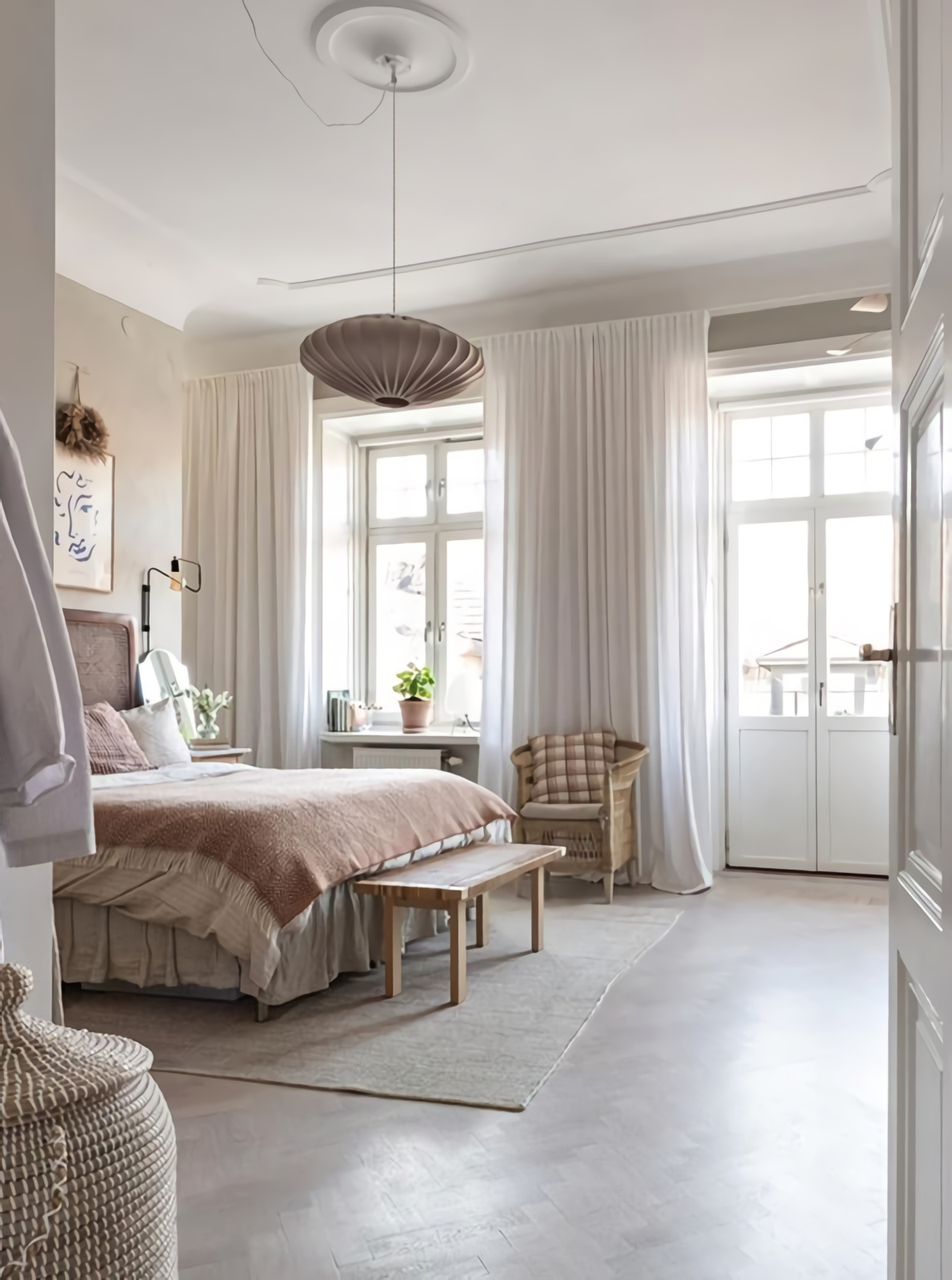 chambre décoration scandinave