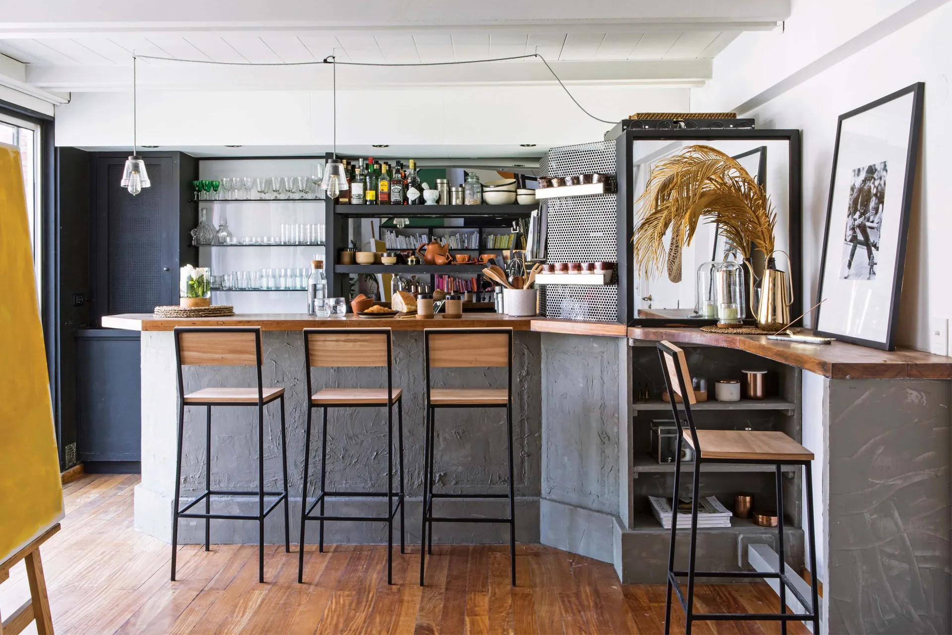 cuisine ouverte mini loft