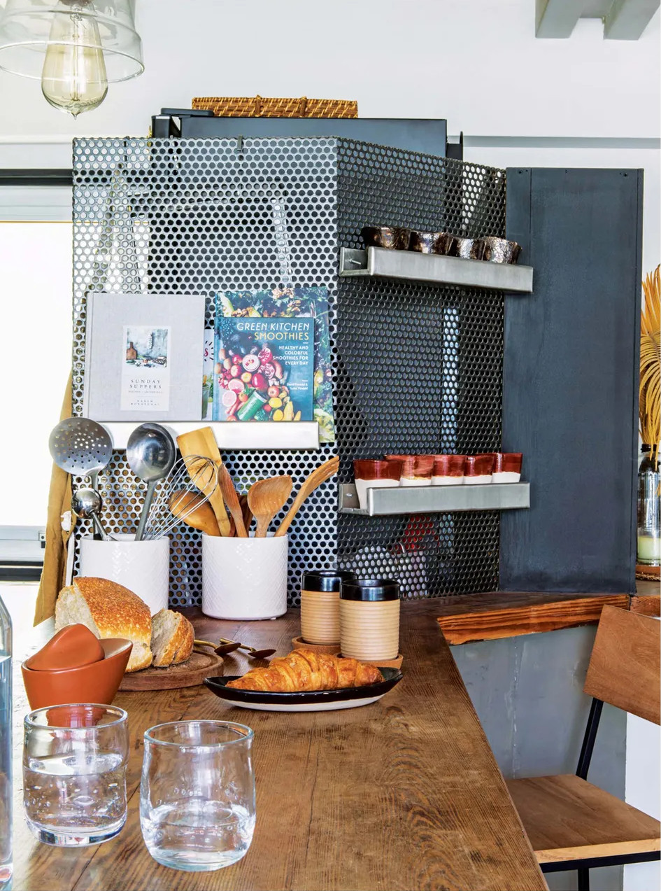 cuisine grise mini loft