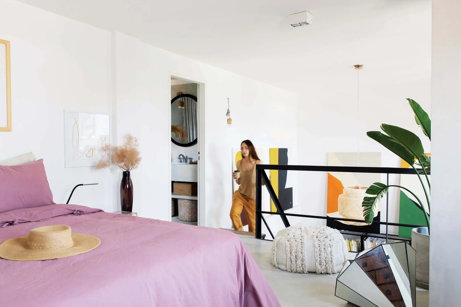 chambre sur mezzanine mini loft