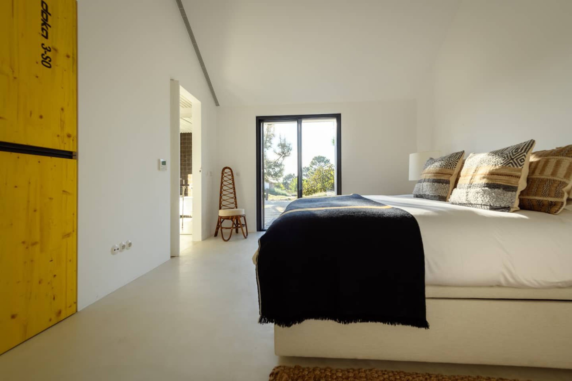 chambre décoration naturelle maison contemporaine