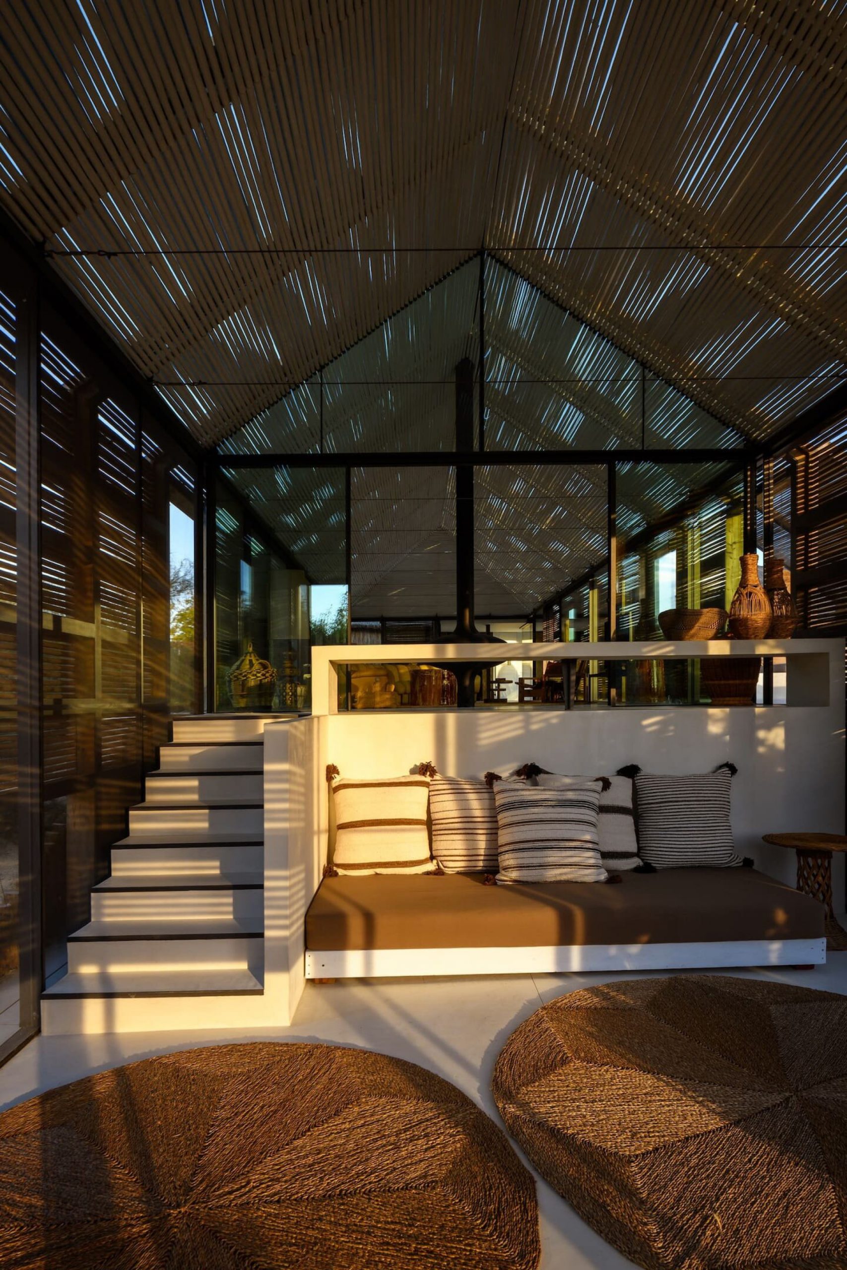 salon maison contemporaine 