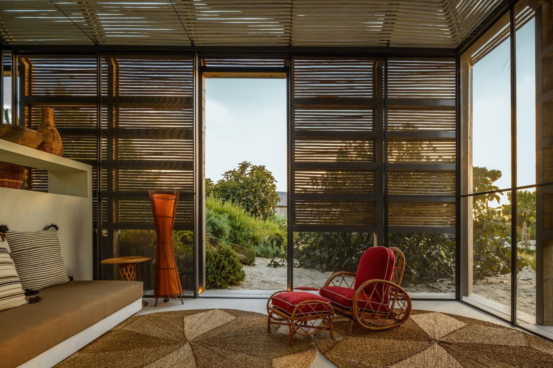 salon maison contemporaine 