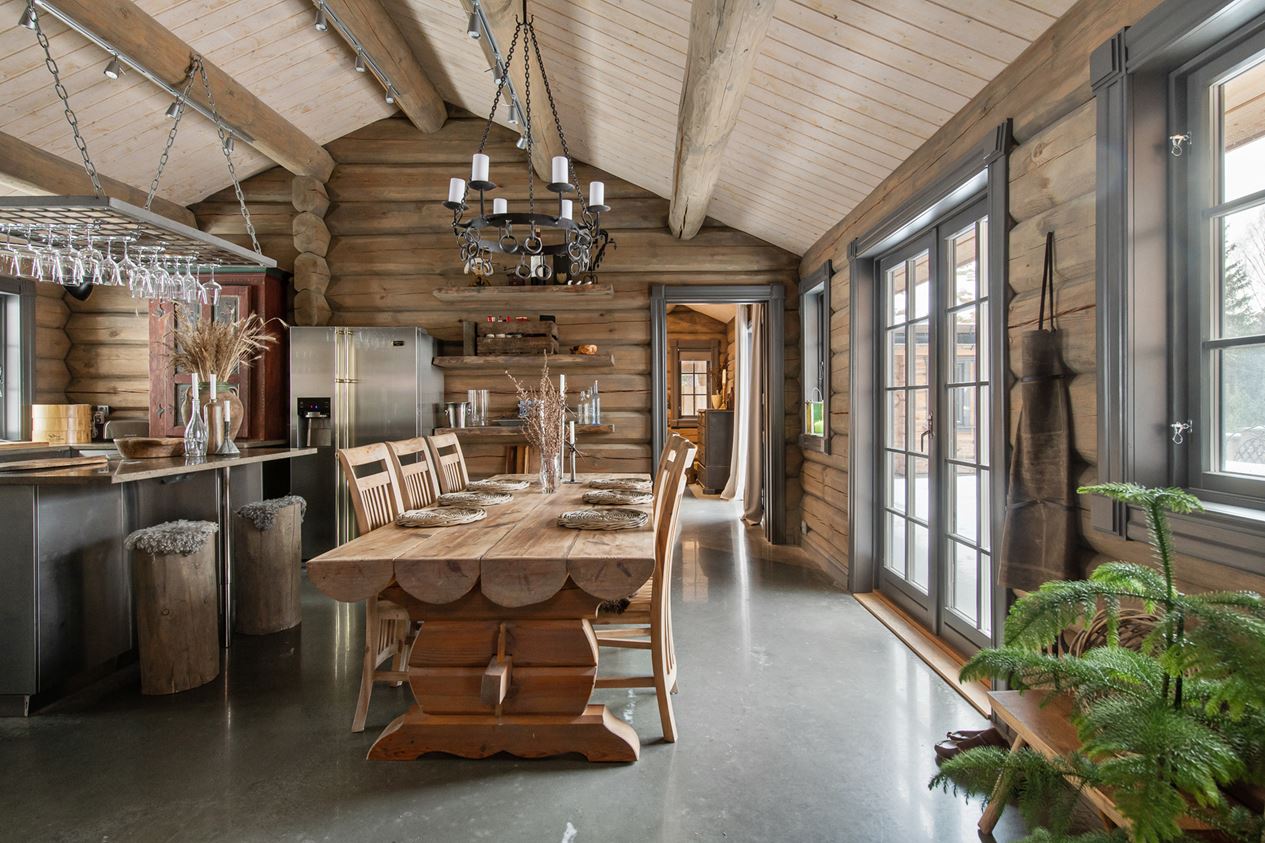 cuisine et salle à manger maison en bois cuisine et salle à manger maison en bois