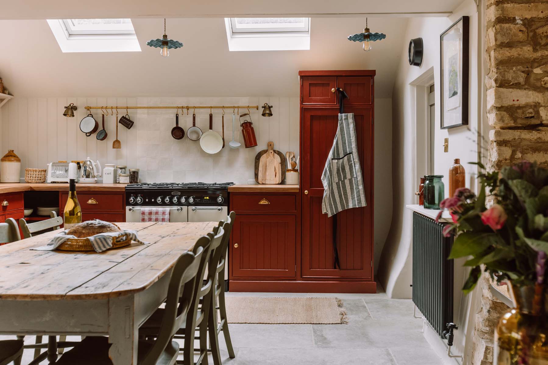 cuisine rustique cottage anglais