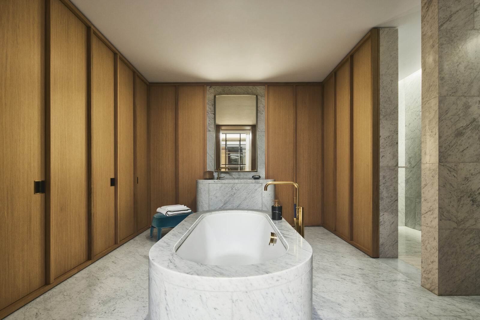 salle de bain marbre et bois salle de bain marbre et bois