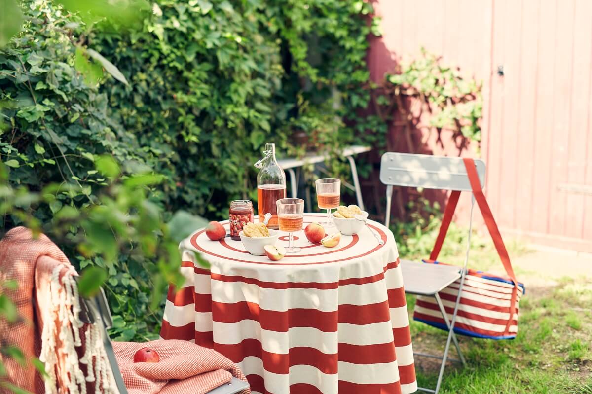 jardin décoration rouge et blanche jardin décoration rouge et blanche