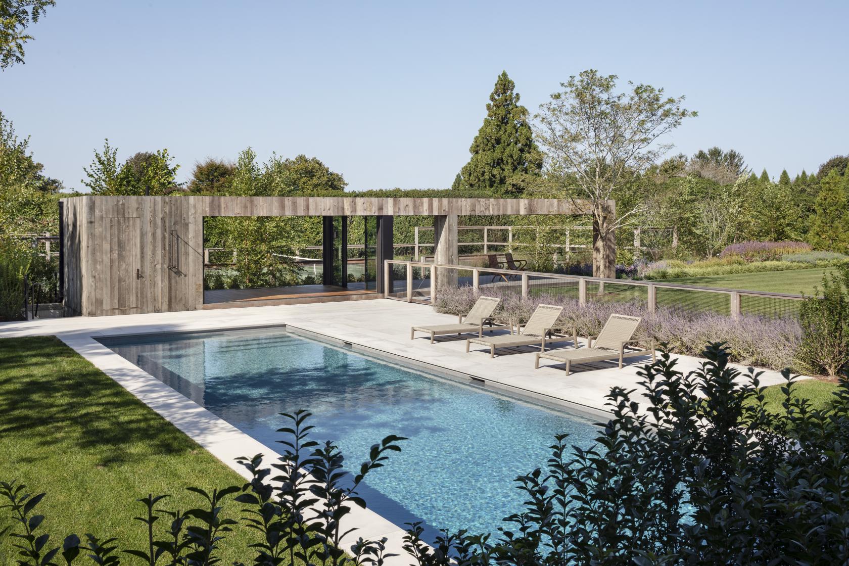 piscine avec pool house maison en bois piscine avec pool house maison en bois