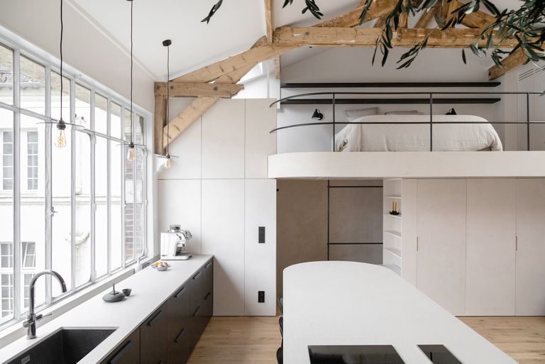 salon avec mezzanine duplex Paris salon avec mezzanine duplex Paris