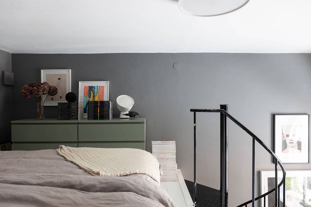 chambre sur mezzanine