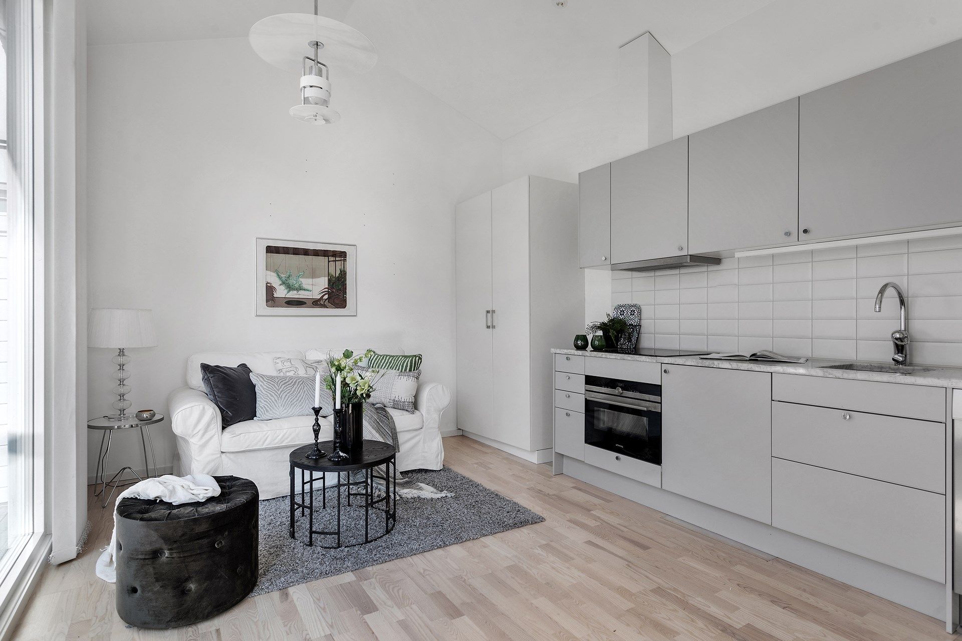 salon et cuisine petite maison 29m2