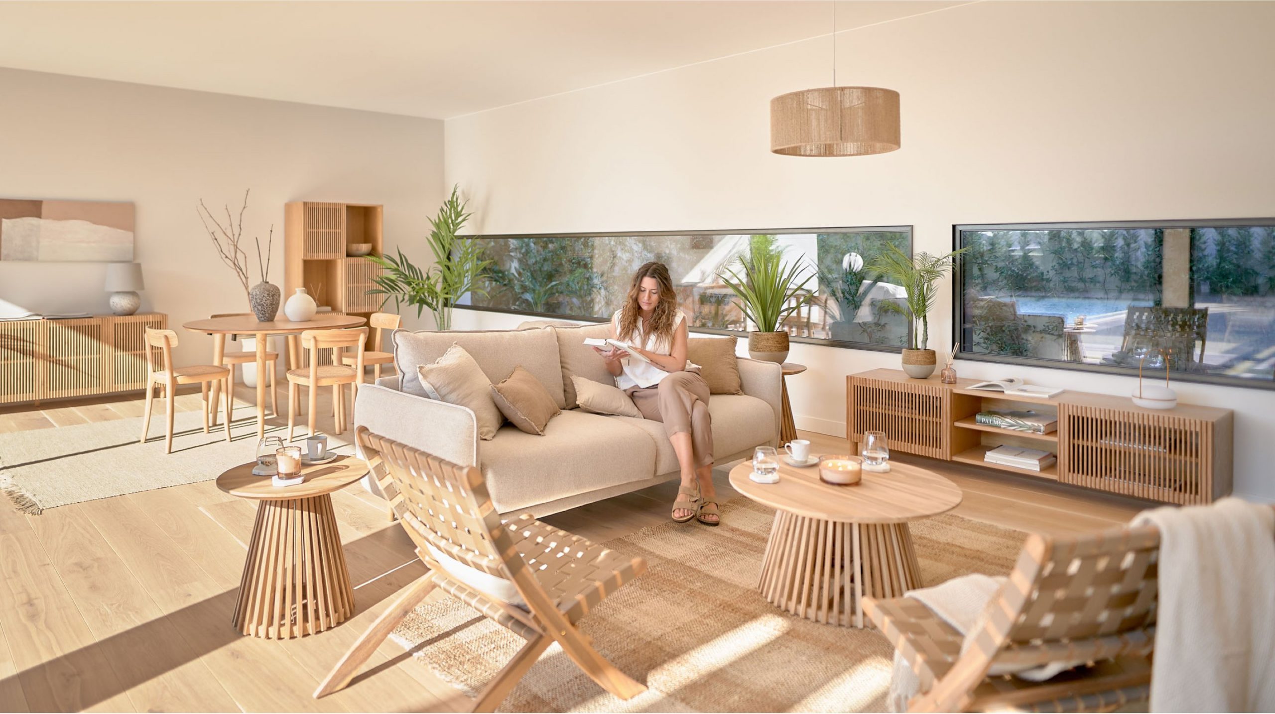salon décoration naturelle Kave Home