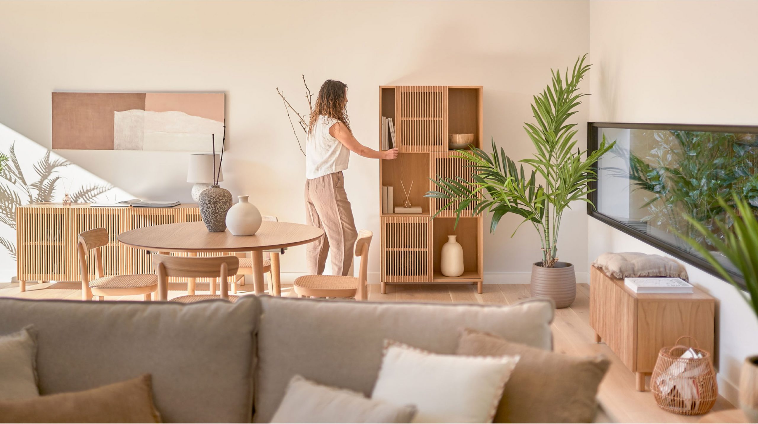 salon décoration naturelle Kave Home