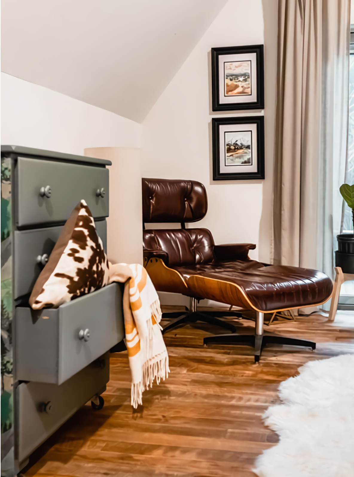 fauteuil lounge Eames décoration vintage fauteuil lounge Eames décoration vintage